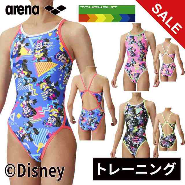 arena アリーナ 水着 レディースSSサイズ ミニーちゃん柄 アリーナ 【レディース】 競泳水着 レディース 水泳 ディズニー