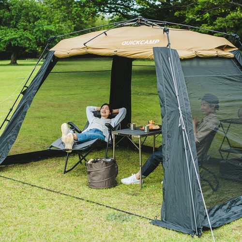 クイックキャンプ QUICKCAMP ワイドスクリーンタープ ワンタッチ 4m×2.8m サンド QC-SS400n SD 送料無料 QCTARP  キャンプ アウトドアの通販はau PAY マーケット - YOCABITO（ヨカビト） | au PAY マーケット－通販サイト