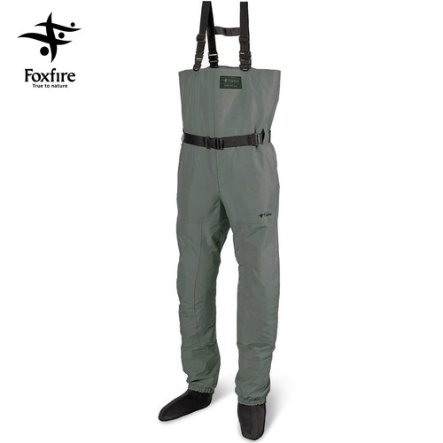 フォックスファイヤー Foxfire メンズ フィッシング ウェーダー TRバーティカルツーシームWD グレー TR Vertical Two-seam Waders