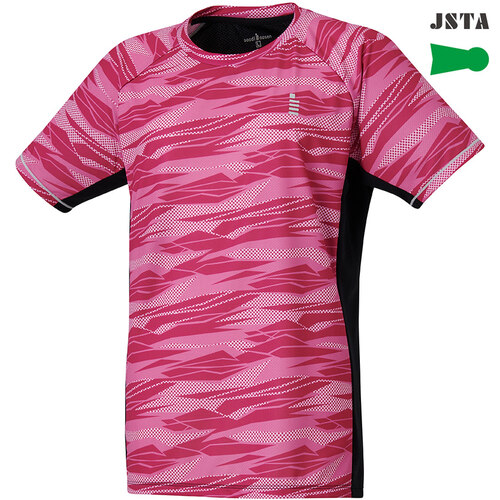 ゴーセン GOSEN レディース ゲームシャツ ピンク T2453 81 半袖 トップス シャツ ゲームウェア 試合 練習 部活 吸汗 速乾 バドミントンの通販は 5,542円