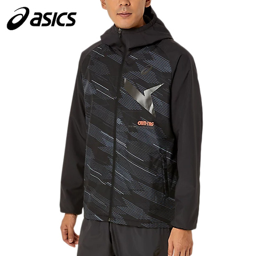 アシックス asics メンズ レディース トレーニングウェア パーカー AIM-TRG裏トリコットグラフィックウィンドブレーカーフーディーの通販は