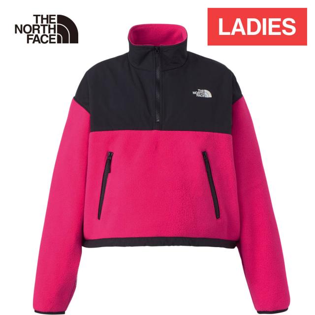 ザ・ノース・フェイス ノースフェイス レディース プルオーバーデナリジャケット カーマイン NAW72451 CA Pullover Denali Jacket 2024秋冬モデル アウター フリースジャケット トップス ハーフジップ 防寒 上着 マイクロフリース アウトドアウェア カジュアルウェア