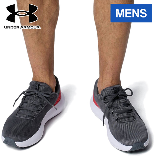アンダーアーマー UNDER ARMOUR メンズ ランニングシューズ チャージド サージ4 キャッスルロック/レッド/レッド 3027000 107 陸上競技