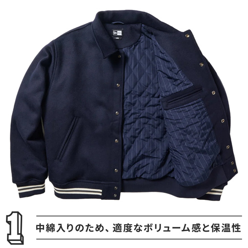【新品未使用タグ付】CALNAMUR カルナムール NEWERA スタジャンXL 新品未使用タグ付】CALNAMUR カルナムール NEWERA スタジャンXL