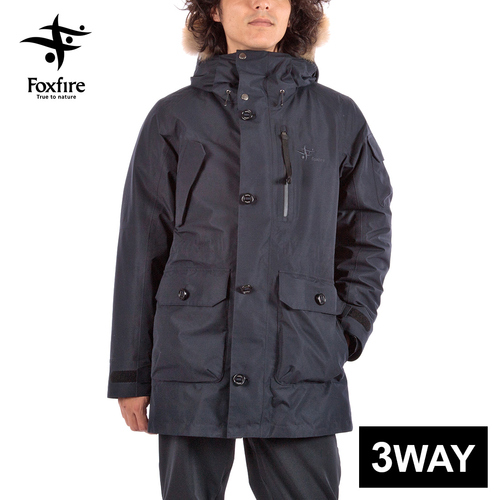 フォックスファイヤー Foxfire メンズ オーロラジャケット インクブルー 5113018 057 Aurora Jacket 2024年秋冬 ゴアテックス アウターの通販は