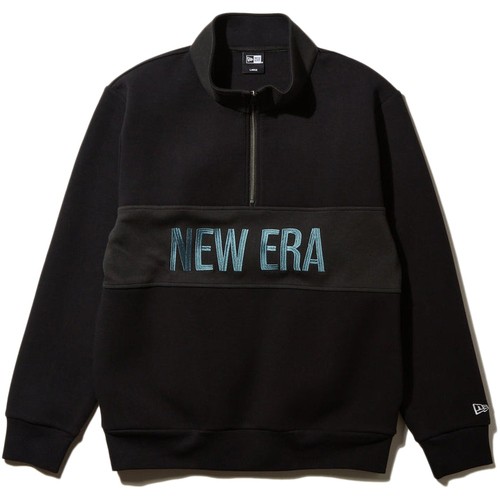 ニューエラゴルフ NEW ERA GOLF メンズ レディース ゴルフウェア ジャケット テック スウェット ハーフジップ ブラック 14326385 BLK