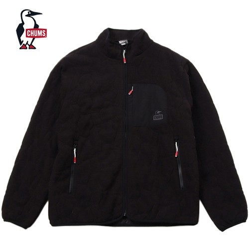 チャムス CHUMS メンズ レディース ブービー ステッチ フリース ジャケット ブラック CH04-1417 K001 Booby Stitch Fleece Jacket