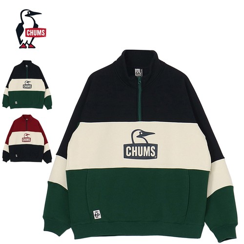 チャムス CHUMS メンズ レディース トレーナー マイトン パネル ハーフ ジップ トップ CH00-1461 Myton Panel Half Zip Topの通販は 15,180円