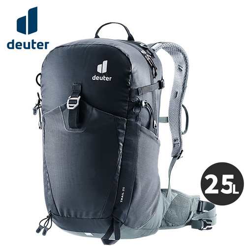 ドイター deuter メンズ レディース 登山リュック トレイル 25 ブラック×シェール D3440524 7411 TRAIL 25 ハイキング 登山 アウトドア