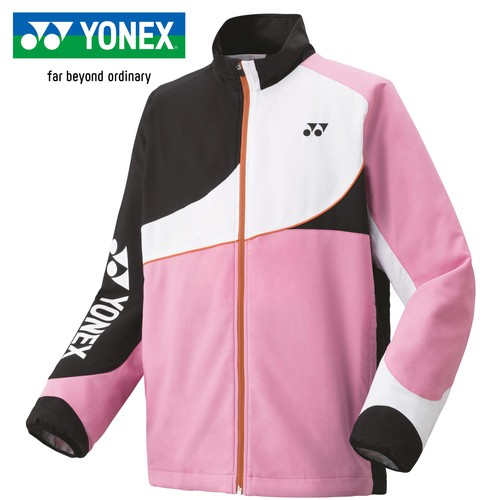 ヨネックス YONEX メンズ レディース テニスウェア ジャケット ユニ 裏地付 ウィンドウォーマーシャツ パステルピンク 70100 663