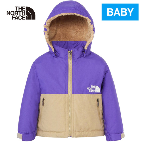 ザ・ノース・フェイス ノースフェイス ベビー コート コンパクトノマドジャケット ピークパープル NPB72451 PP B Compact Nomad Jacketの通販は