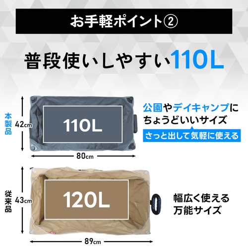 クイックキャンプ QUICKCAMP キャリーカート キャリーワゴン アウトドアワゴン QC-CW80 アウトドアキャリー 収束式 折りたたみ 子供の通販は