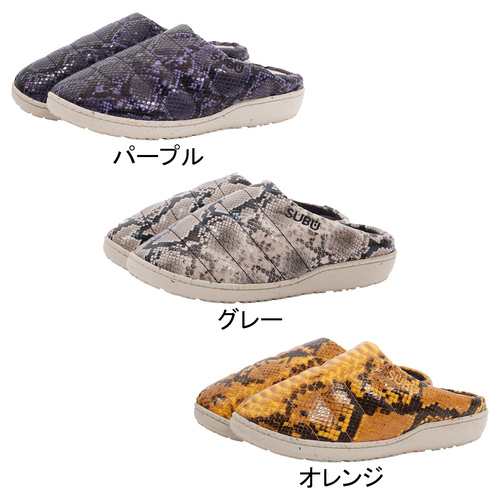 スブ SUBU スリッポン ハレモケモ RE：パイソン HAREMOKEMO RE:PYTHON 2024秋冬 スリッポンシューズ 靴 厚底 サンダル アニマルレザーの通販は