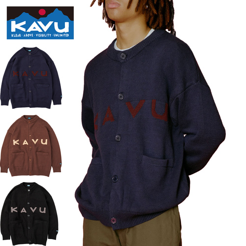 カブー KAVU メンズ ニットカーディガン Knit Cardigan ニット カーディガン カジュアル アウター 羽織 セーター 上着 トップスの通販は