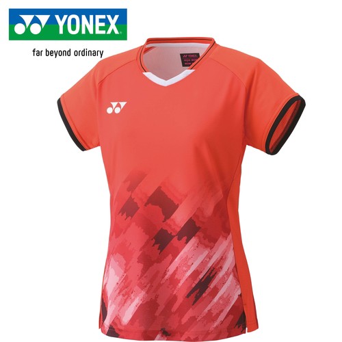 ヨネックス YONEX レディース ゲームシャツ フラッシュオレンジ 20783 686 半袖トップス 半袖シャツ 試合 部活の通販は