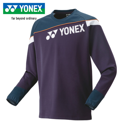 ヨネックス YONEX メンズ レディース バドミントン トレーニングウェア ライトトレーナー ディープパープル 31055 751 長袖トップスの通販は 7,379円