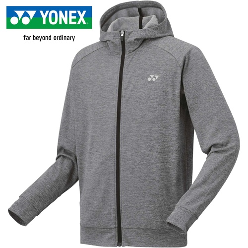ヨネックス YONEX メンズ レディース バドミントン トレーニングウェア スウェットパーカー グレー 51052 010 アウター トップス 練習着の通販は