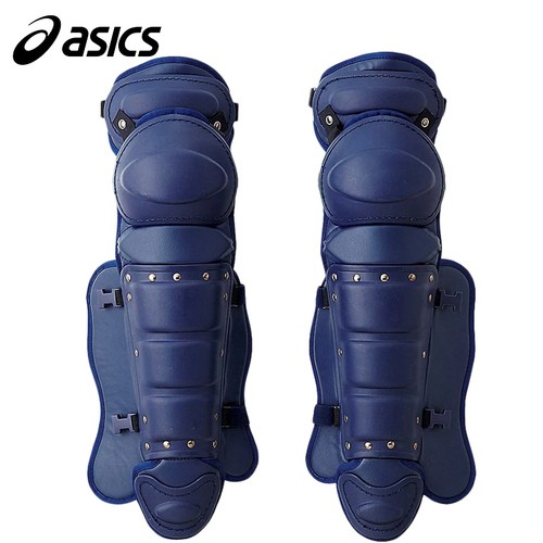 アシックス asics メンズ レディース 野球 キャッチャー用レガース 硬式用レガーズ ネイビー BPL230 50 硬式野球 キャッチャー用 捕手用