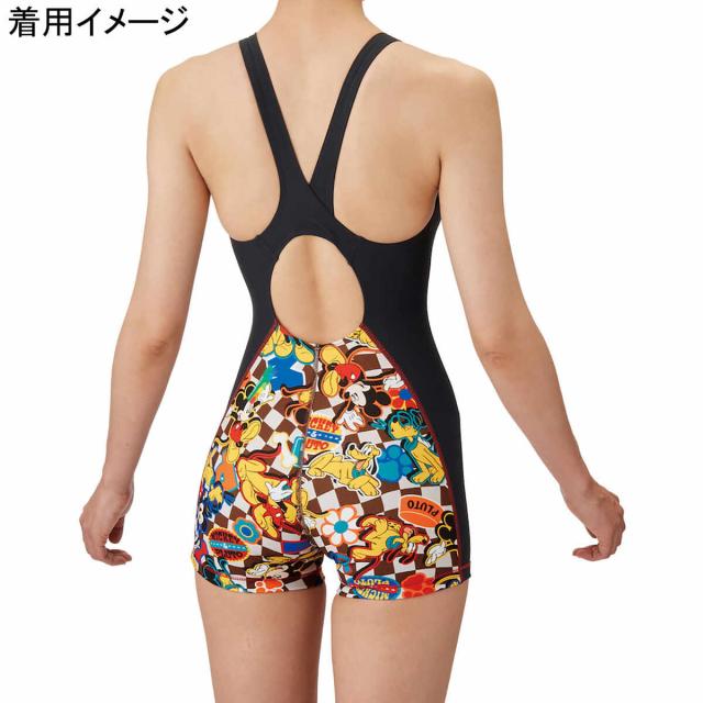 アリーナ練習用水着　arena スポーツ用水着 Lサイズ　ミドルレッグ アリーナ ARENA フィットネス水着 レディース フィットネス