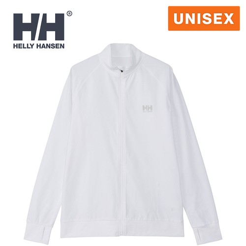 ヘリー・ハンセン HELLY HANSEN メンズ レディース ロングスリーブフルジップラッシュガード クリアホワイト HH82406 CW L/S Full-zipの通販は