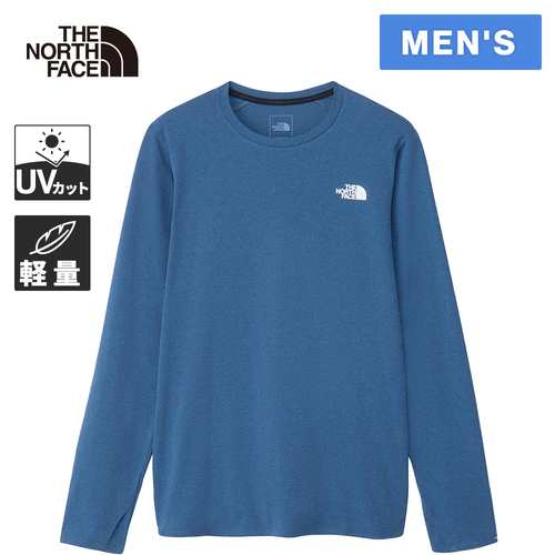 ザ・ノース・フェイス ノースフェイス メンズ ランニングウェア シャツ ロングスリーブエンデューロクルー マウンテンブルー NT62375 OBの通販は 10,780円