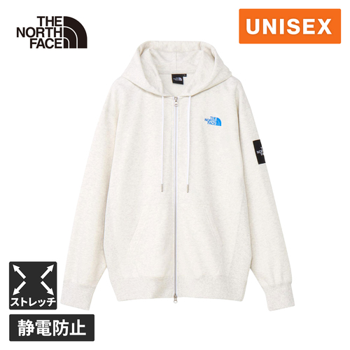 ザ・ノース・フェイス ノースフェイス メンズ レディース パーカー スクエアロゴフルジップ ホワイトミックスグレー NT12335 WX Squareの通販は