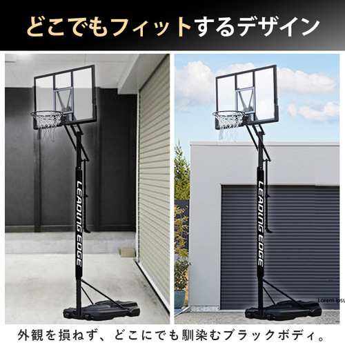 リーディングエッジ ジュニア バスケットゴール 屋外 家庭用