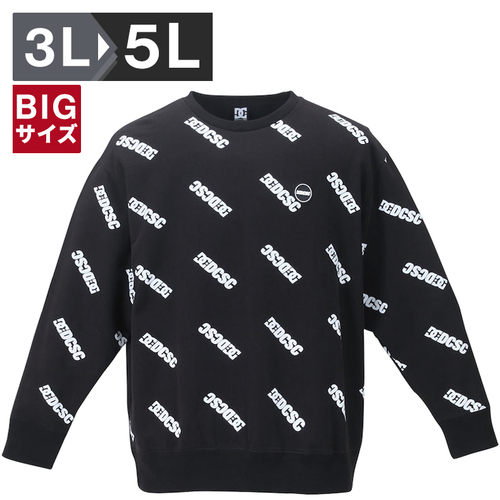 マンチェス Manches メンズ トレーナー 【DCSHOES/ディーシーシューズ】23 ST オールオーバー クルースウェット ブラック 1012783110 2の通販は