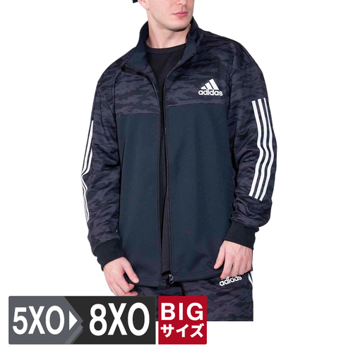 マンチェス Manches メンズ ジャージ 【adidas/アディダス】カモフラプリントウォームアップジャケット ブラックカモ 1012762324 2の通販は 16,390円