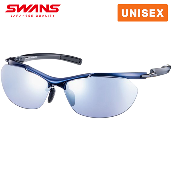 SWANS (スワンズ) スポーツサングラス Airless CORE エアレスコア AMZ-SACR-0011 MBK 日本製 ノーマルレ スポーツサングラス Airless Wave エアレス・ウェイブ 偏光