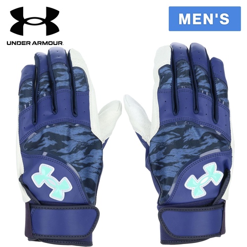アンダーアーマー UNDER ARMOUR メンズ アンディナイアブル プロ バッティンググローブ ネイビー/コミットグリーン 6001006 410の通販は 6,594円