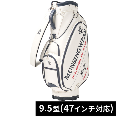 マンシングウェアmunsingwear キャディーバック8インチホワイト