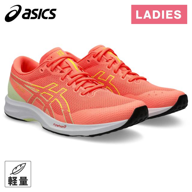 (未使用品) アシックス ヒートレーサー オレンジ 27cm アシックス asics レディース ランニングシューズ ライト