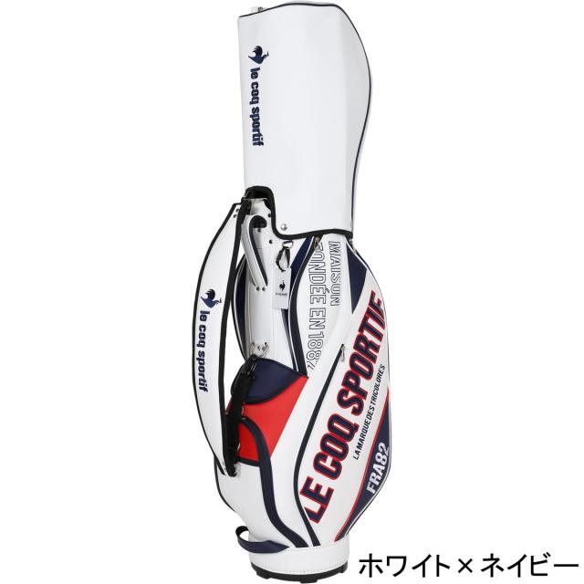 ほぼ新品　2022ルコックスポルティフ キャディバッグ ルコックスポルティフ(le coq sportif) キャディバッグ サイド