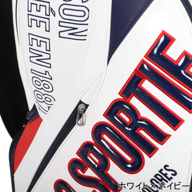ルコックスポルティフ ゴルフ キャディバッグ ９型【ブルーラメ】美品！ le coq sportif GOLF ルコックスポルティフ ゴルフ 軽量2.8kg
