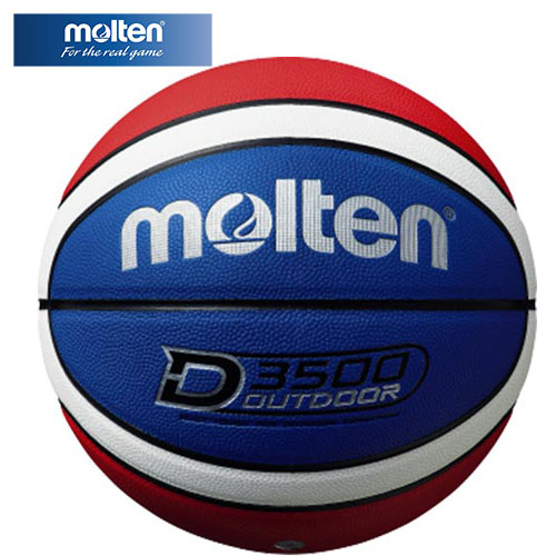 molten D3500 アウトドア バスケットボール サイズ9 モルテン molten バスケットボール D3500 青×赤×白 B7D3500 C