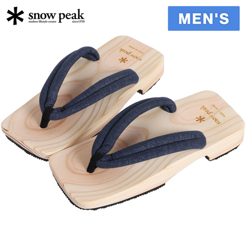 スノーピーク snowpeak SP メンズ 日田下駄 ネイビー SE-25SU401 NAVY SP Men’s HITA GETA 2025春夏モデル サンダルでおでかけ げた ゲタ 国産 日本製 おしゃれ 粋 祭り