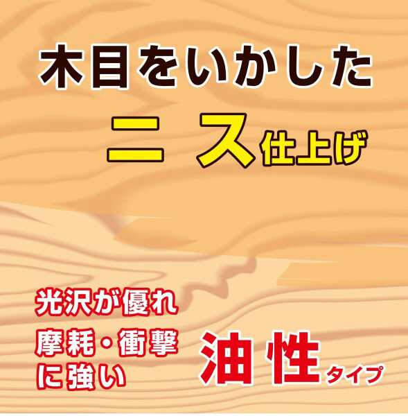 カンペハピオ ペンキ 塗料 油性 つやあり ニス 高耐久 光沢 外部用ニス