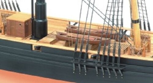 ウッディジョー 1/75 咸臨丸 帆無し 木製帆船模型 組立キットの通販は 
