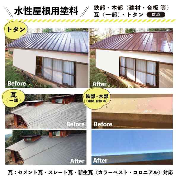カンペハピオ ペンキ 塗料 水性 つやあり 屋根用 赤外線反射 遮熱塗料