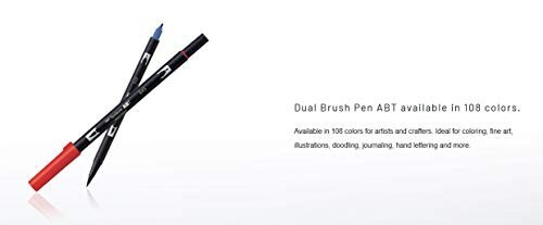 トンボ(Tombow) 鉛筆 筆ペン デュアルブラッシュペン ABT 24色セット