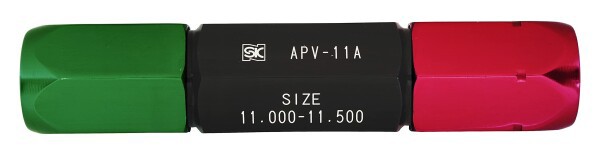 新潟精機 SK 日本製 アルミピンバイス 両口タイプ 適用径11.00-11.50mm