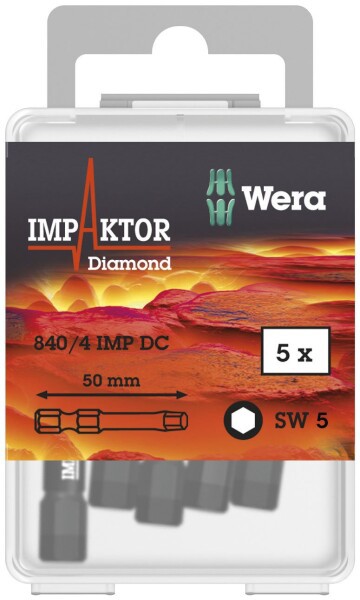 Wera(ヴェラ) 840/4IMPDC インパクトビット 5 057645の通販はau PAY