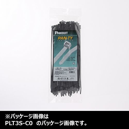 パンドウイット ナイロン結束バンド 耐熱性黒 幅3.6mm 長さ142mm 1000