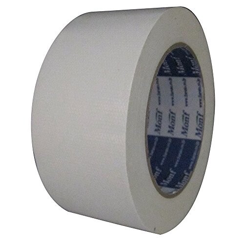 古藤工業 Monf No.890 カラー布粘着テープ 白 厚0.22mm×幅50mm×長さ25m