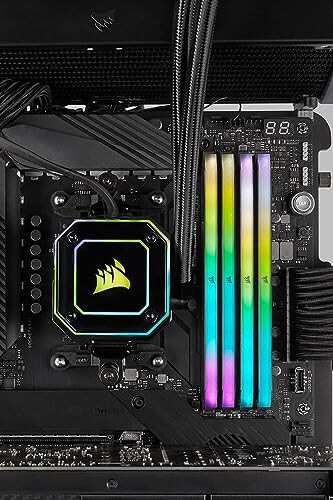 CORSAIR DDR4-128GB 3600MHz CL18 デスクトップPC用メモリ VENGEANCE RGB RT 128GB  (32GB×4枚) CMN128GX4M4Z3600C18(2021新モデル optim｜au PAY マーケット