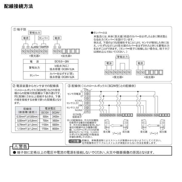 パトライト／PATLITE ビームセンサ パトセンサ FE20A 屋外/屋内