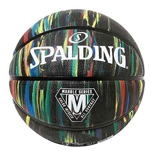 SPALDING(スポルディング) バスケットボール マーブル ブラック ラバー 