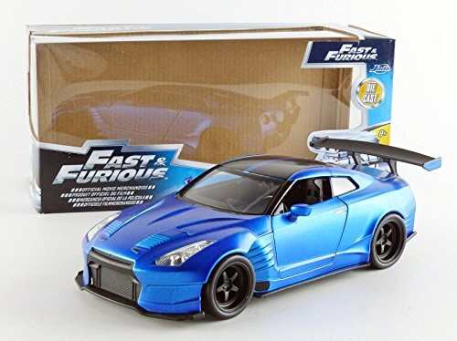 JADATOYS 1:24ワイルドスピードダイキャストカー BRIAN'S Nissan GT-R ...