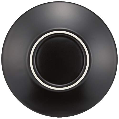 光洋陶器 Koyo 皿 パティオ 15cm 丸皿 黒 マットブラック 取皿